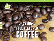 Tablet Screenshot of beanjuicecoffee.com